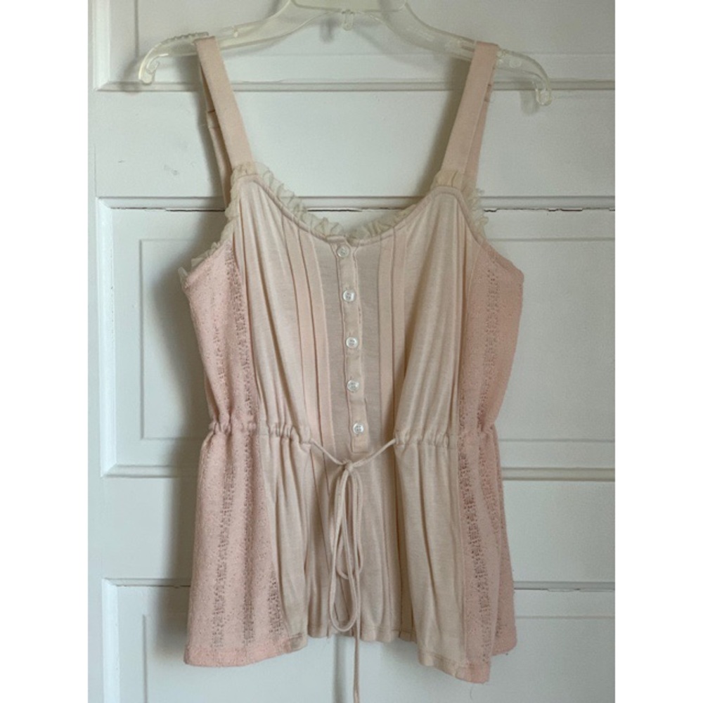 Lace cream top